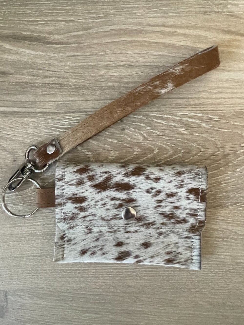 Beaudin Cowhide Wristlet